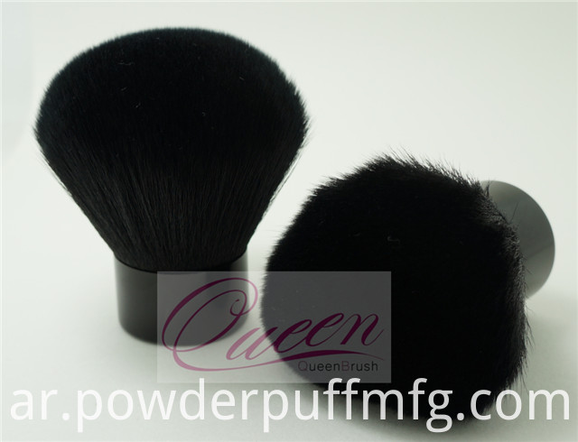 35mm Diameter Black Cosmetic Powder Brush